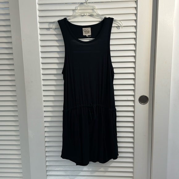 Chaser Dresses & Skirts - Chaser Black Draped Back Jersey Mini Dress - Medium
